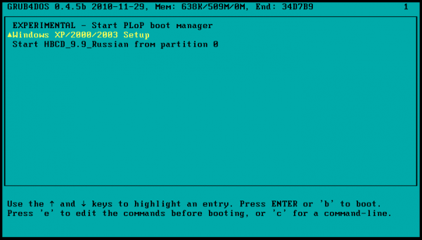 Grub4Dos Installer Grub4Dos Installer